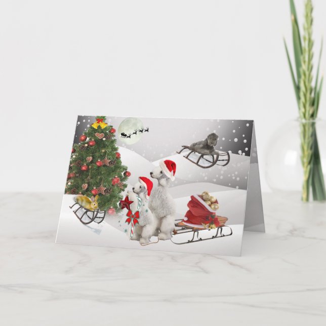 Tarjetas de la diversión del día de navidad de (Anverso)