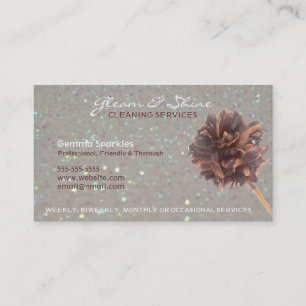 Tarjetas de la empresa de servicios de la limpieza