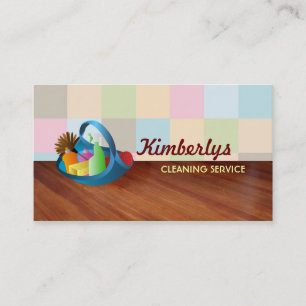 Tarjetas de la empresa de servicios de la limpieza
