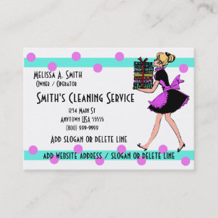 Tarjetas de la empresa de servicios de la limpieza