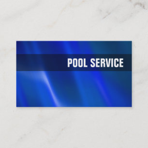 Tarjetas de la empresa de servicios de la piscina