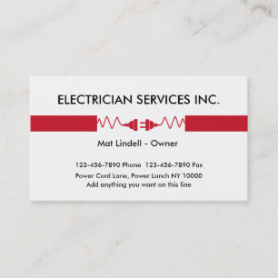 Tarjetas de la empresa de servicios del