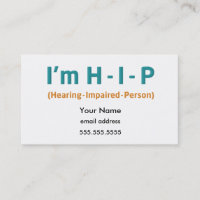 Tarjetas de la identificación del H-I-P