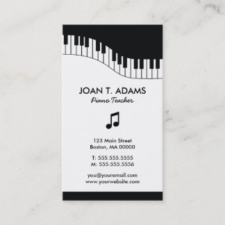 Tarjetas de la industria musical del teclado del