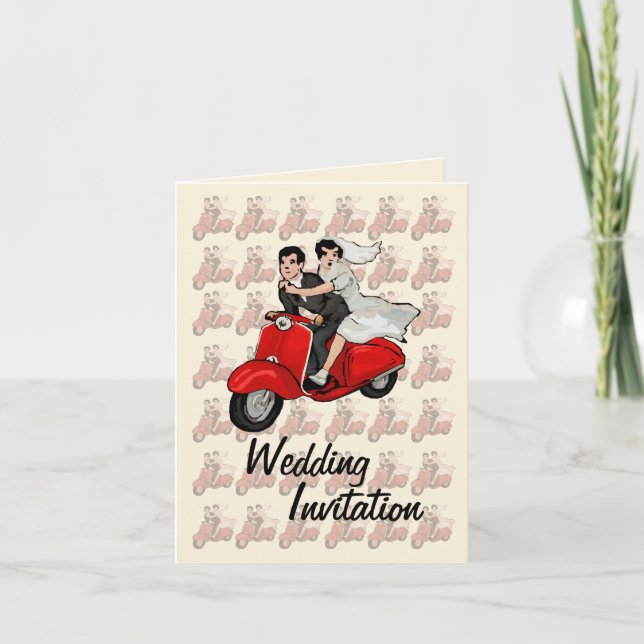 Tarjetas de la invitación de la boda del muchacho (Anverso)