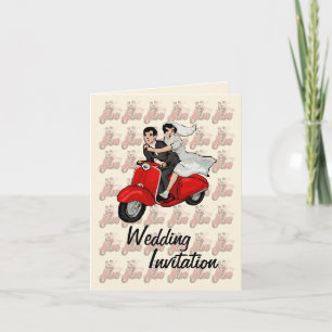 Tarjetas de la invitación de la boda del muchacho