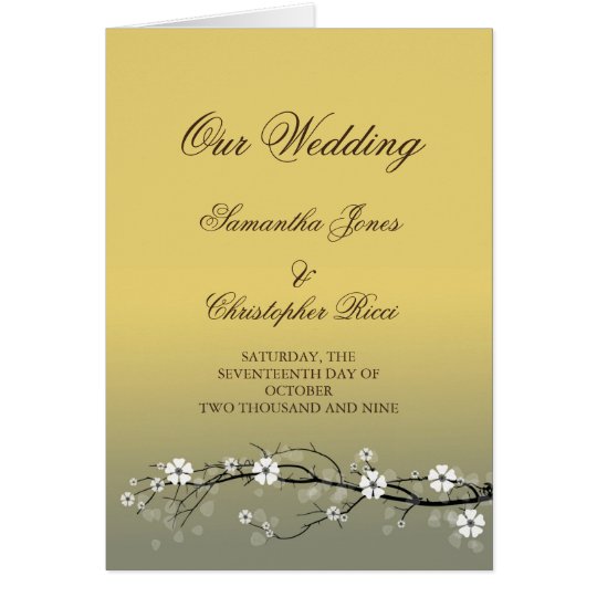 Tarjetas de la invitación del boda con los flores