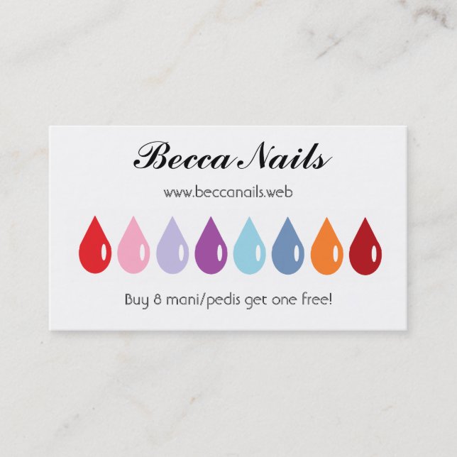 Tarjetas de la lealtad del "visitante frecuente" (Anverso)