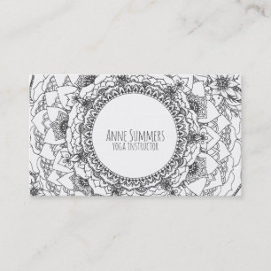 Tarjetas de la mandala de la Luna Llena