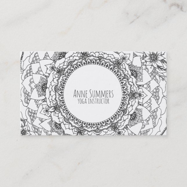 Tarjetas de la mandala de la Luna Llena (Anverso)