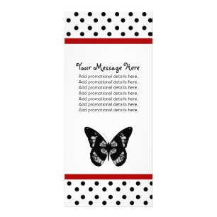 Tarjetas de la mariposa y del estante de los