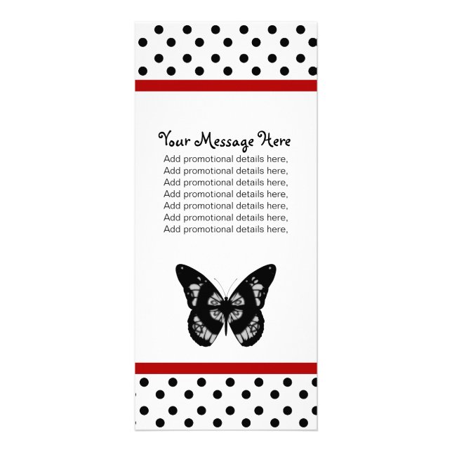 Tarjetas de la mariposa y del estante de los (Frente)