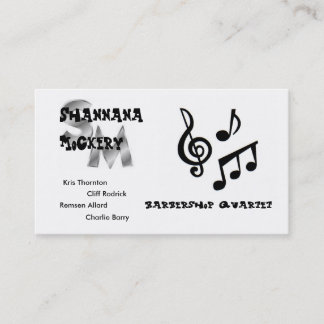 Tarjetas de la mofa de Shannana