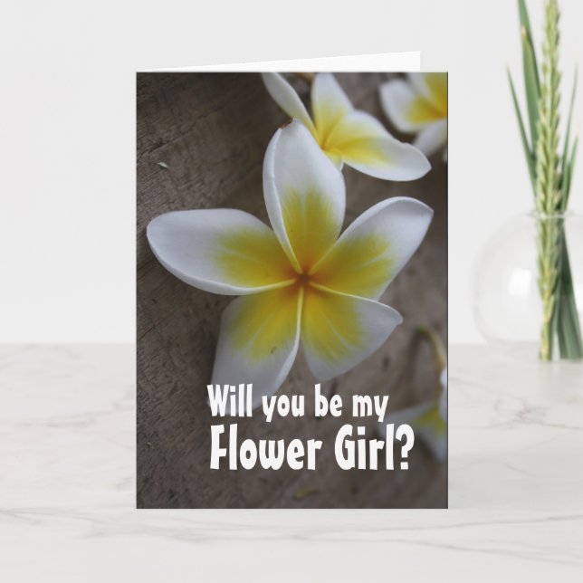 Tarjetas de la petición del florista de la boda (Anverso)