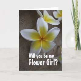 Tarjetas de la petición del florista de la boda