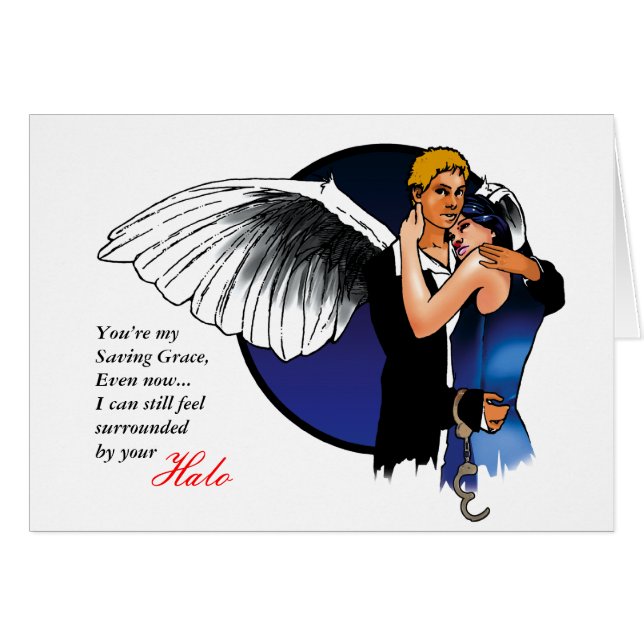 Tarjetas de la prisión - ángel cariñoso (Anverso (Horizontal))