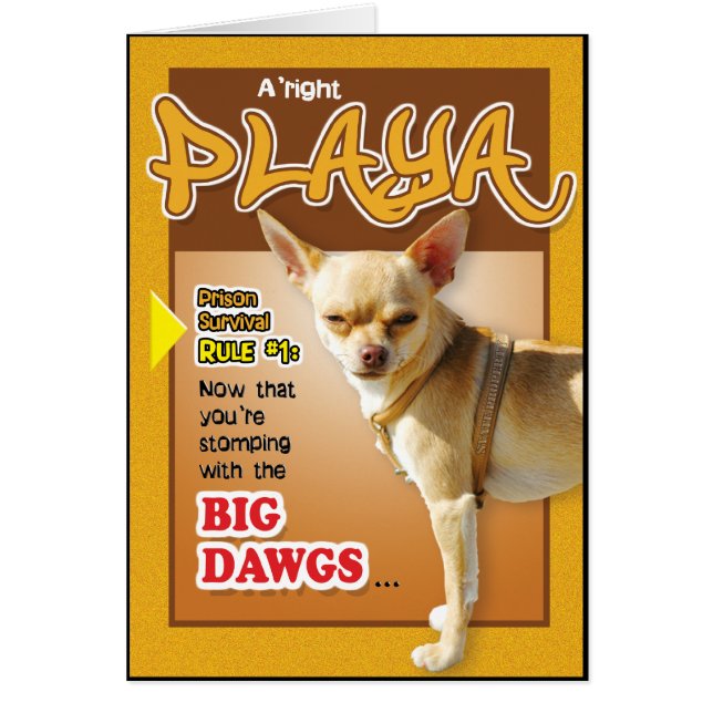 Tarjetas de la prisión - Dawg superior (Frente)