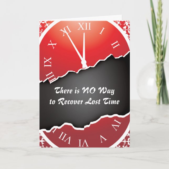 Tarjetas de la prisión - recuperación de tiempo (Anverso)