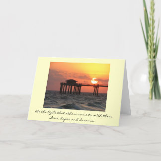 Tarjetas de la puesta del sol