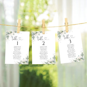 Tarjetas de la tabla de asientos del Boda de oro E