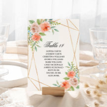 Tarjetas de la tabla de asientos del Boda rosa y d