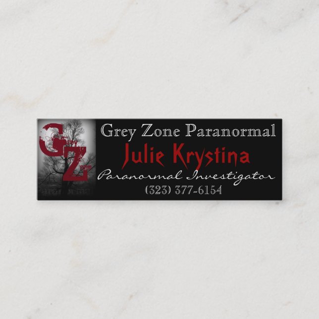 tarjetas de la zona gris de Julia (Anverso)