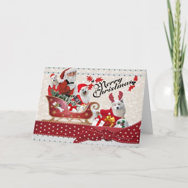 Tarjetas de las Felices Navidad de los ayudantes (Anverso)