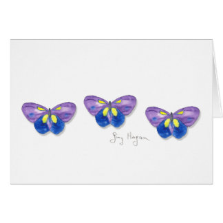 Tarjetas de las mariposas
