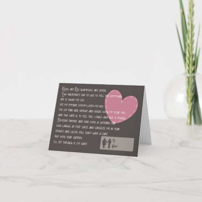 Tarjetas de las tarjetas del día de San Valentín (Anverso)