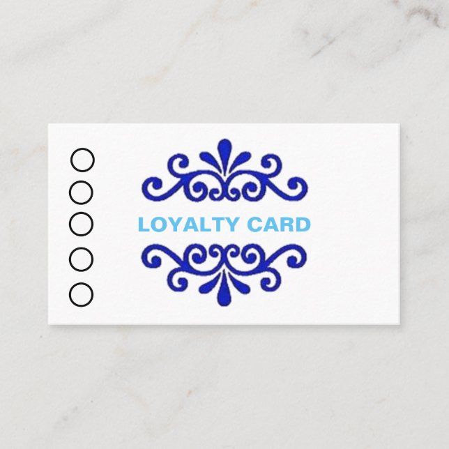 TARJETAS DE LEALTAD CORPORATIVA DEL personalizado (Anverso)