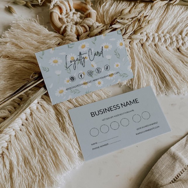 Tarjetas de Lealtad de Plantilla de Tarjeta de Lea (Loyalty Card Template Customer Loyalty Cards,)