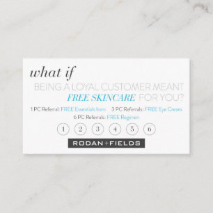 Tarjetas De Lealtad Rodan Y Fields