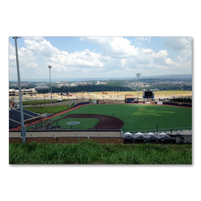 Tarjetas de lectura de campos de béisbol para adul (Anverso)