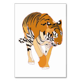 Tarjetas de lectura para caminar tigre para adulto