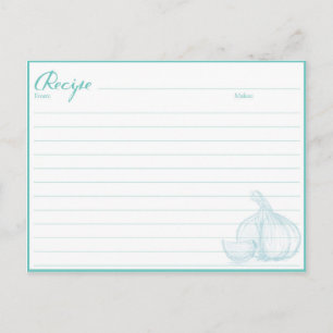 Tarjetas de libro de recetas familiares, regalo pa