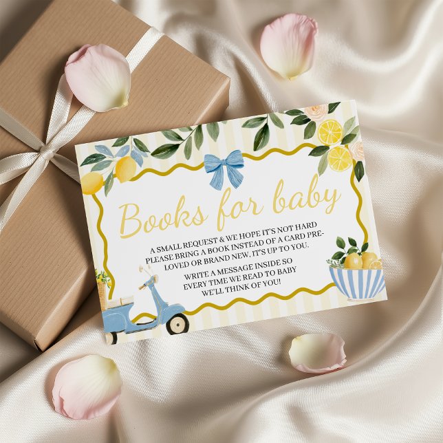 Tarjetas de Libros de Limón Mediterráneo para Bebé (Subido por el creador)