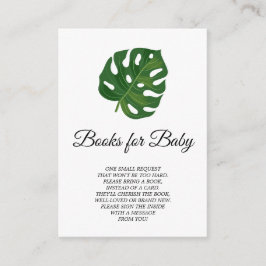 Tarjetas de Libros de Palma Tropical para Bebé