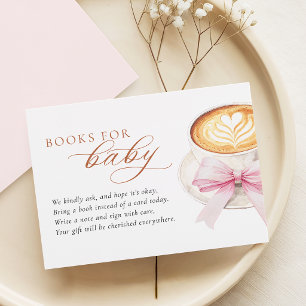 Tarjetas de libros elegantes con tema de café para