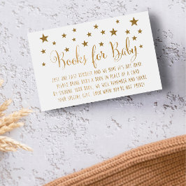 Tarjetas de libros Gold Stars para bebé