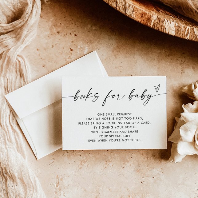 Tarjetas de libros modernos Boho para bebé | Tarje (Subido por el creador)