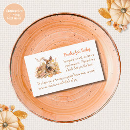 Tarjetas de libros para bebé en la tarjeta de rega