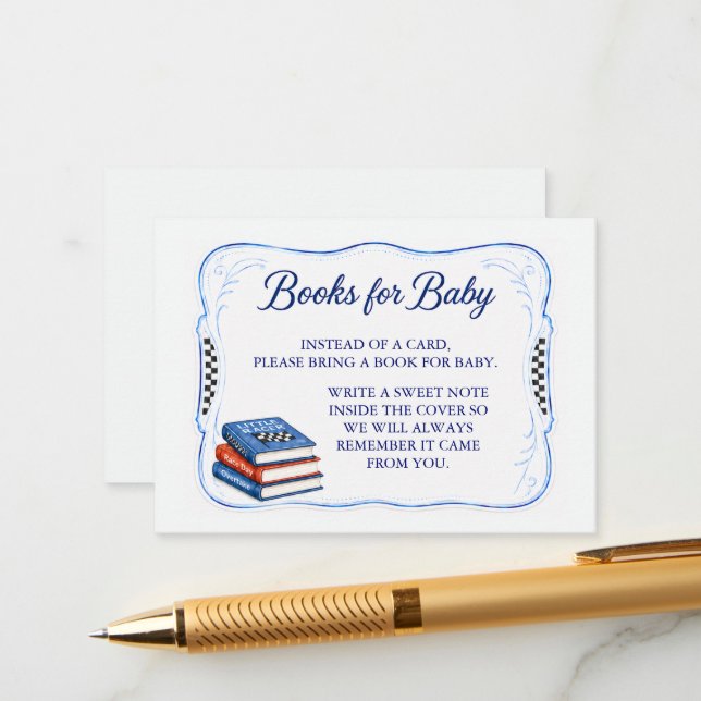 Tarjetas de Libros para Bebé Little Racer  (Anverso/Reverso In Situ)