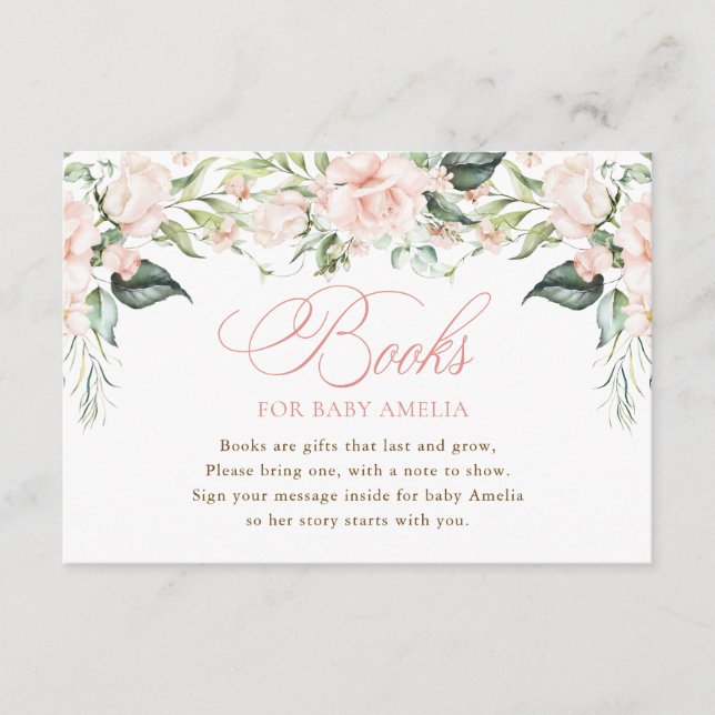 Tarjetas de libros para bebé para tarjeta adjunta  (Anverso)