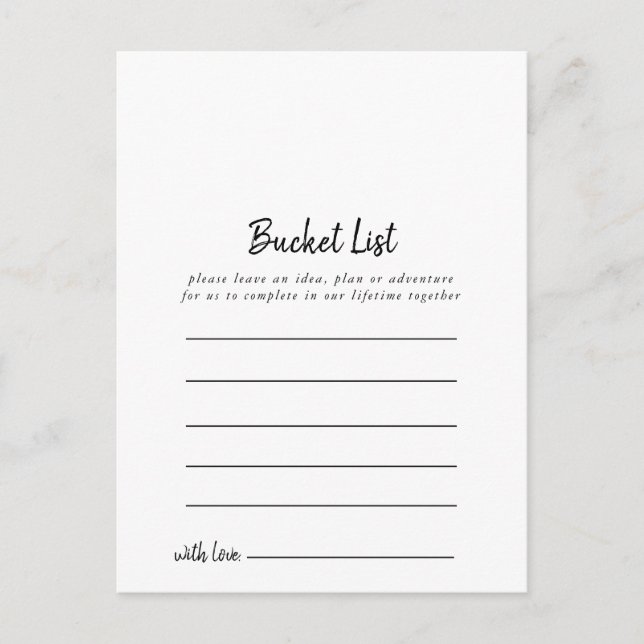 Tarjetas de lista de cubos (Anverso)