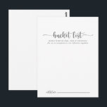 Tarjetas de lista de deseos de boda minimalista pl<br><div class="desc">Estas tarjetas de lista de deseos de boda minimalista plateada son la actividad perfecta para una recepción de boda rústica o una ducha de novia. El diseño simple y elegante presenta tipografía de guión clásico y elegante en plata. Cambie la redacción para adaptarse a cualquier evento de la vida. El...</div>