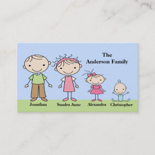 Tarjetas de llamada de mami de la figura del palo