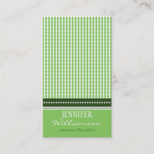 Tarjetas de llamadas de Mommy Gingham personalizad