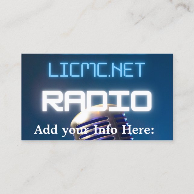 Tarjetas de llamadas LICMC Business PLUS (Anverso)
