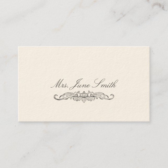 Tarjetas de llamadas victorianas con desplazamient (Anverso)