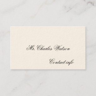 Tarjetas de llamadas victorianas de caballeros